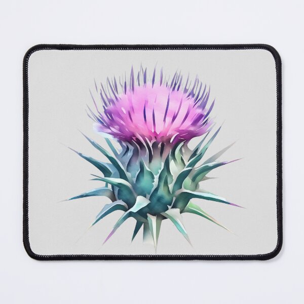 Item preview, Thistle Flower Blossom Watercolor designed and sold by SGCreations-78.
