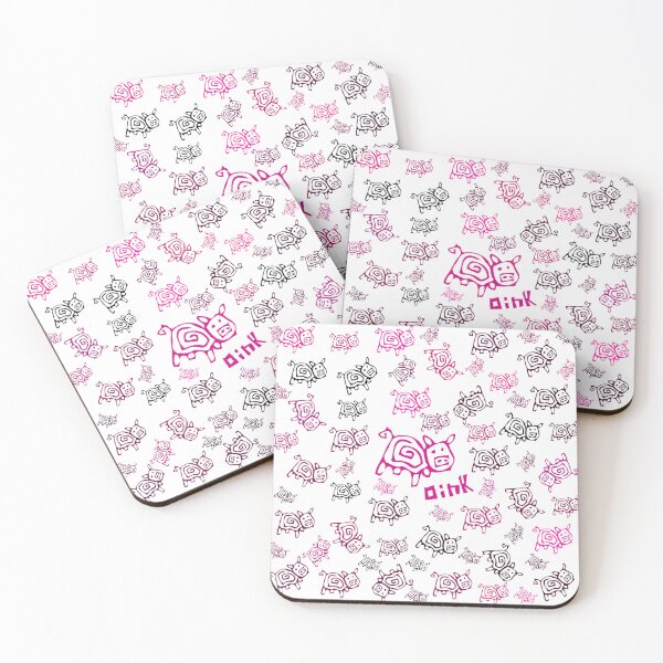 Item preview, Hot Pink Pig - Oink designed and sold by Ram & Rambles.