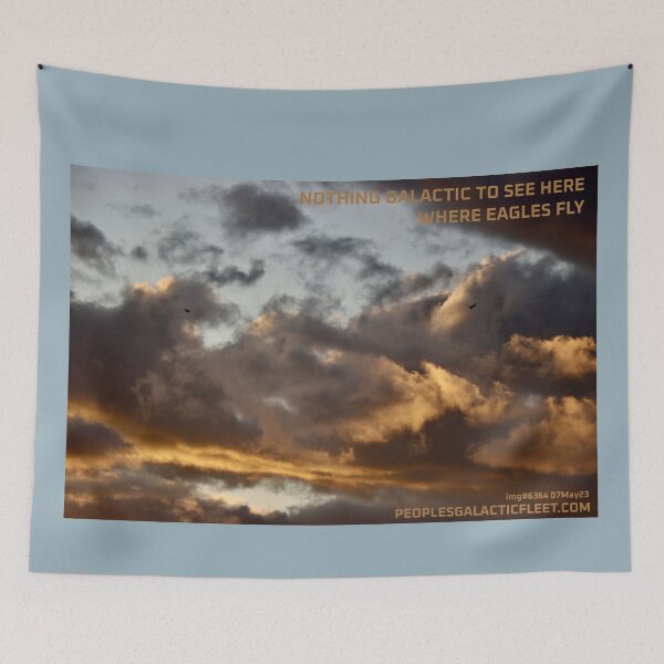Item preview, NOTHING GALACTIC ~ WHERE EAGLES FLY designed and sold by GalacticFleet.