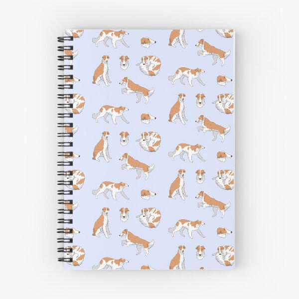 Item preview, Cute white Borzoi dog pack designed and sold by Yaragold.