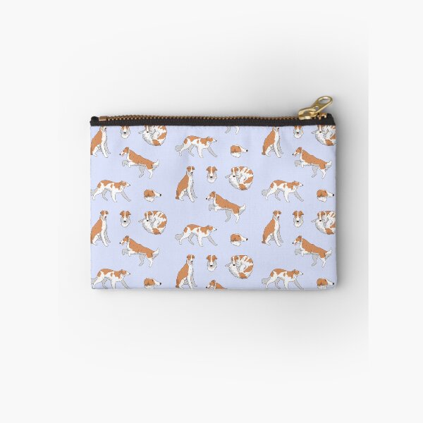 Item preview, Cute white Borzoi dog pack designed and sold by Yaragold.