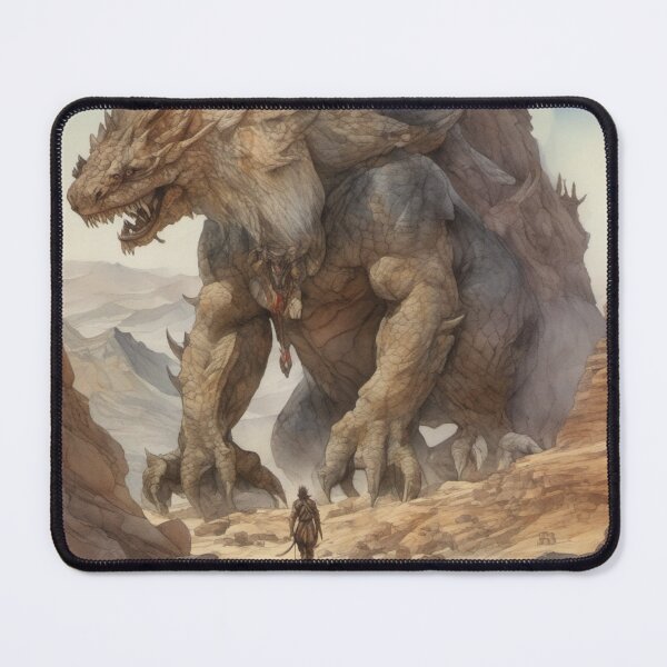 Item preview, Traversing Forbidden Lands and Fearsome Monsters designed and sold by ArtbyAdrian.