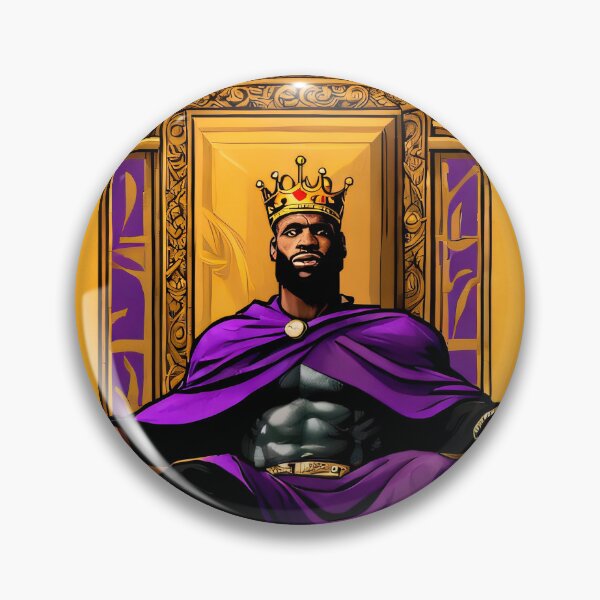 Item preview, King James on the Throne of basketball designed and sold by InGame Basketball.