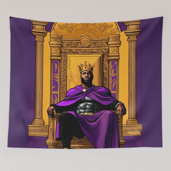 Item preview, King James on the Throne of basketball designed and sold by InGame Basketball.