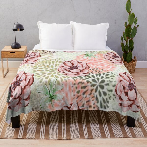 Item preview, Summer Floral Design 3, Bohemian design, Abstraction, bold colorful abstract playful design inspired by nature designed and sold by Adri Barnard.