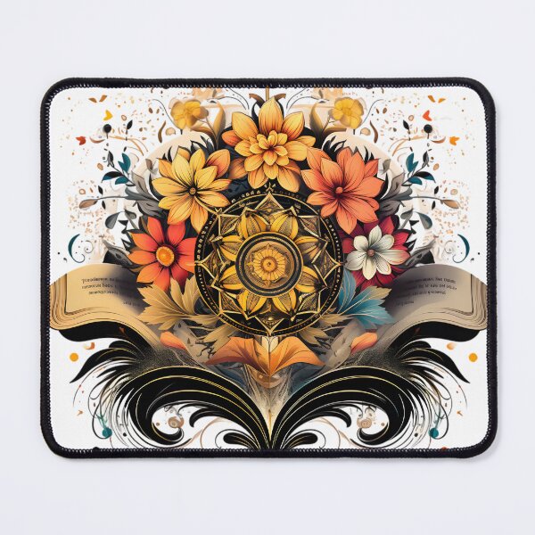 Item preview, Unfolding Whorls: The Mandala Emerging from Open Pages designed and sold by MDartists.