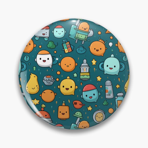 Item preview, Delightful Cute Sticker collection seamless designed and sold by Piyakan.