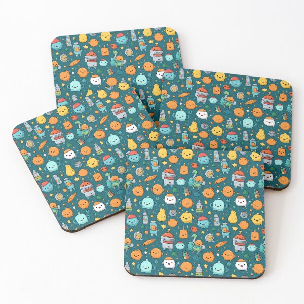 Item preview, Delightful Cute Sticker collection seamless designed and sold by Piyakan.