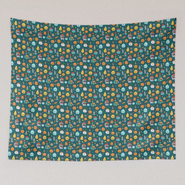 Item preview, Delightful Cute Sticker collection seamless designed and sold by Piyakan.
