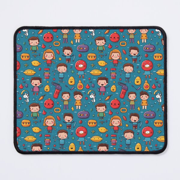 Item preview, Delightful Cute Sticker collection seamless designed and sold by Piyakan.