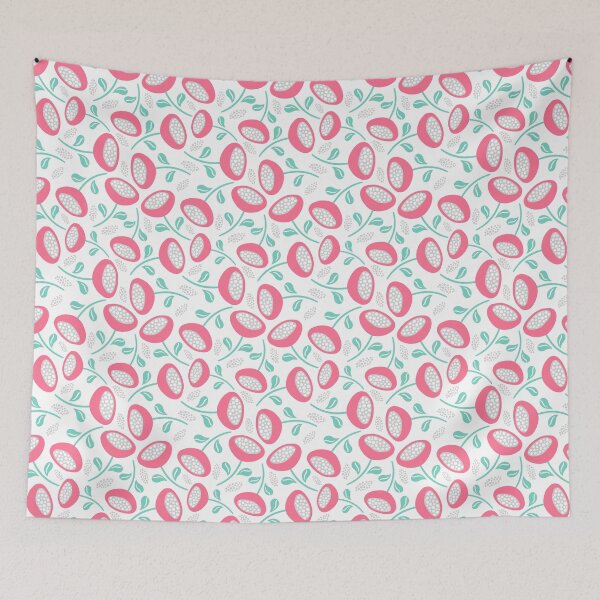 Item preview, Happy Days Pretty Rose Pink Floral Flower Botanical pattern designed and sold by Nicola-Rowe.