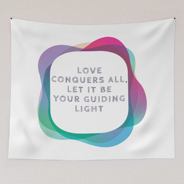 Item preview, Love conquers all, let it be your guiding light designed and sold by DC Shop.
