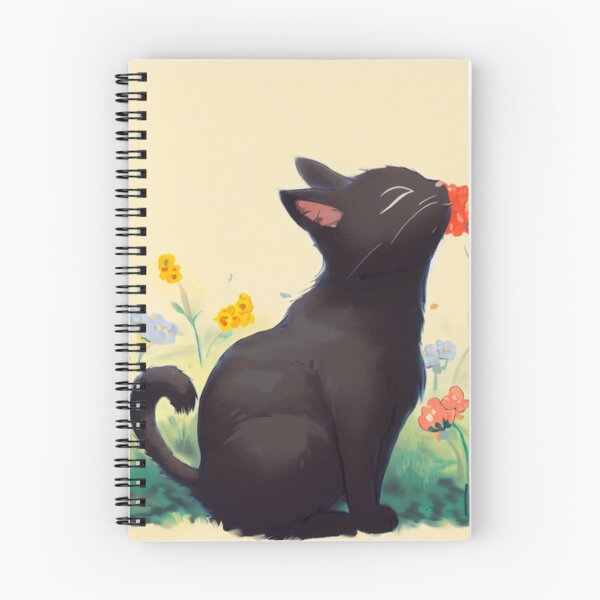 Item preview, Blossom Sniffer Cat in the Garden designed and sold by hopedesigns07.