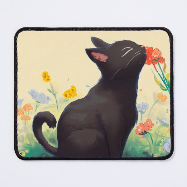 Item preview, Blossom Sniffer Cat in the Garden designed and sold by hopedesigns07.