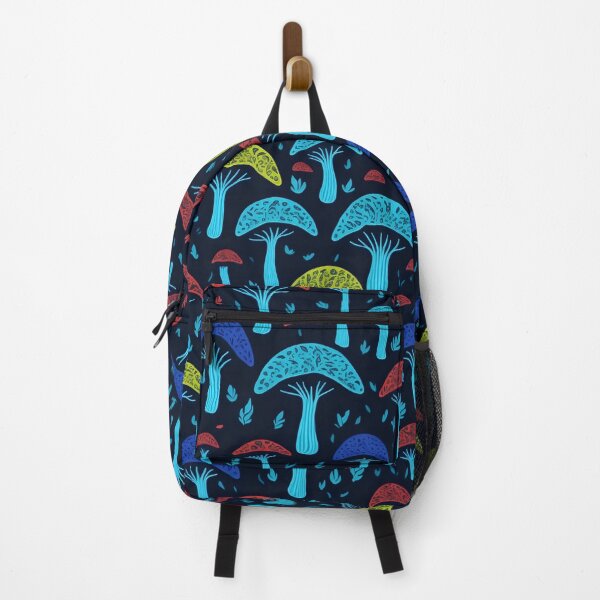 Item preview, Dark Wild Forest Mushrooms Pattern designed and sold by SGCreations-78.