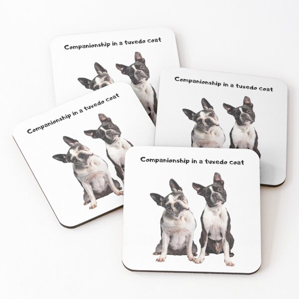 Item preview, Boston Terrier Companionship in a tuxedo coat designed and sold by rjkoehler.