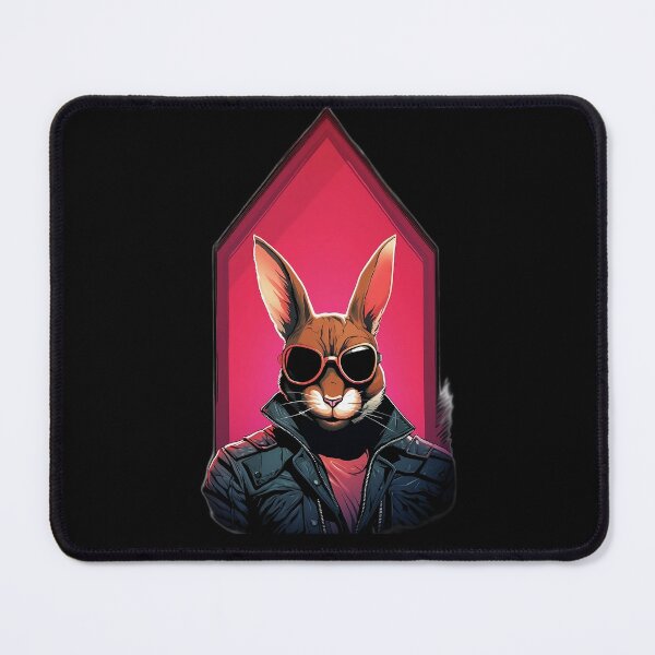 Item preview, Bunnycore Synthwave Portrait designed and sold by MyBunnyverse.