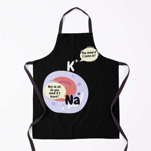 Item preview, Sodium and potassium ions exchange, funny biology designed and sold by NoetherSym.