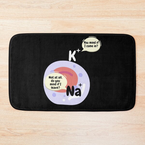 Item preview, Sodium and potassium ions exchange, funny biology designed and sold by NoetherSym.