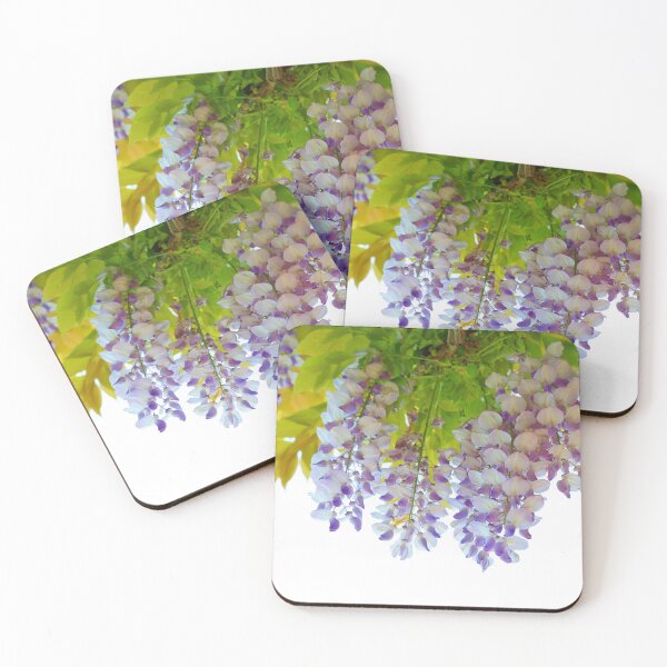 Item preview, Danza de pétalos encantados: el elegante cambio de blanco a morado de Wisteria designed and sold by EmeraldeaArt.