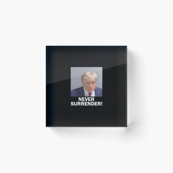 Item preview, Donald Trump Never Surrender Mug Shot President Vote 2024 designed and sold by lakamip.