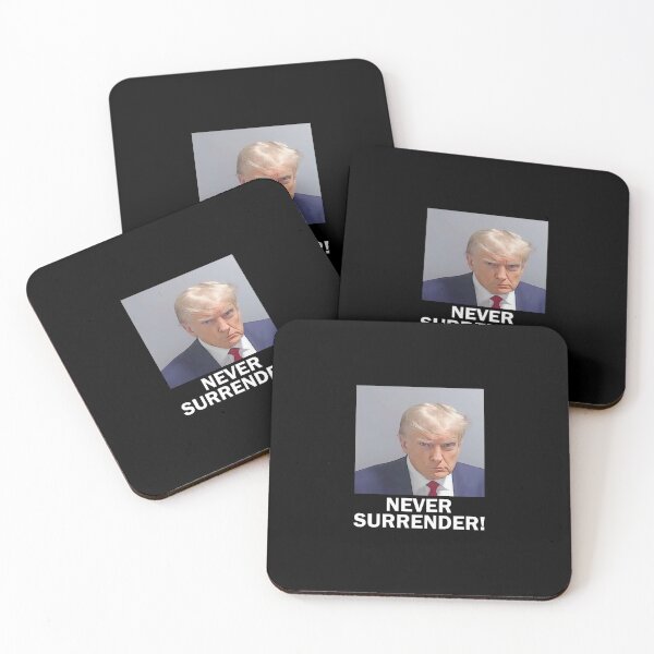 Item preview, Donald Trump Never Surrender Mug Shot President Vote 2024 designed and sold by lakamip.