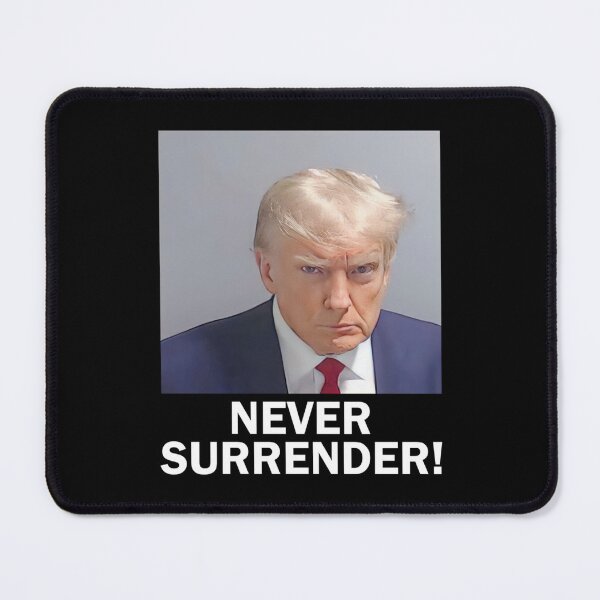 Item preview, Donald Trump Never Surrender Mug Shot President Vote 2024 designed and sold by lakamip.