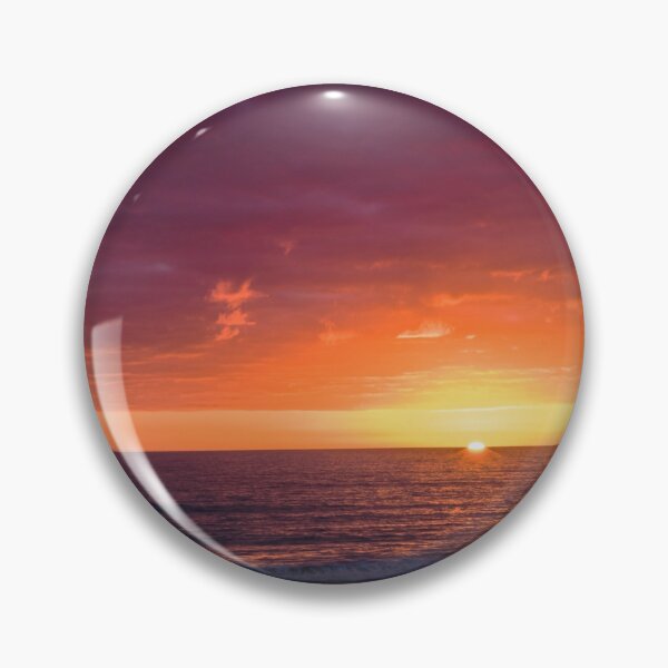 Item preview, Lovely Sunset over Faro District Ocean with Cloudy Sky - Portugal calm water designed and sold by thespecialtyhub.