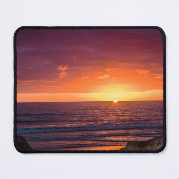 Item preview, Lovely Sunset over Faro District Ocean with Cloudy Sky - Portugal calm water designed and sold by thespecialtyhub.