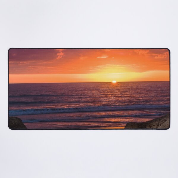 Item preview, Lovely Sunset over Faro District Ocean with Cloudy Sky - Portugal calm water designed and sold by thespecialtyhub.
