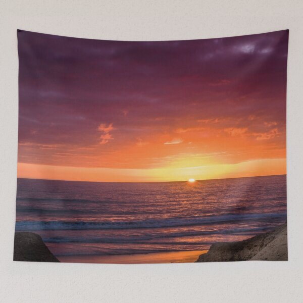Item preview, Lovely Sunset over Faro District Ocean with Cloudy Sky - Portugal calm water designed and sold by thespecialtyhub.