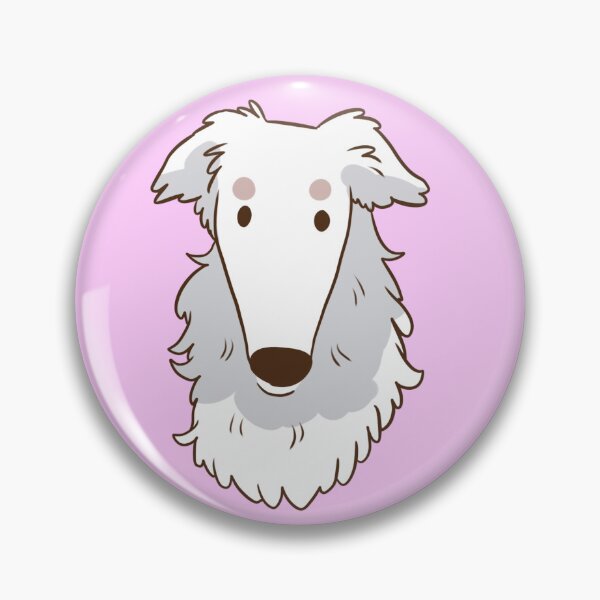 Item preview, Cute Borzoi dog face designed and sold by Yaragold.