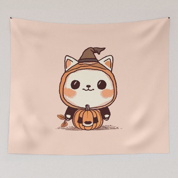 Item preview, Cute Halloween - Catty Cauldron Capers designed and sold by ArchieDid.