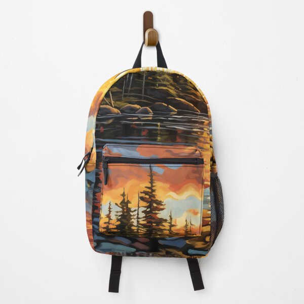 Item preview, Sunset Over Lake 1 designed and sold by Red Witch Art.