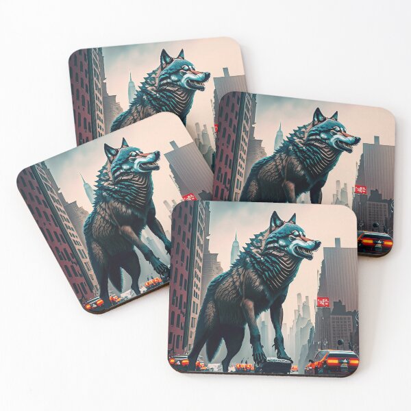 Item preview, Wolf invading New York City designed and sold by MikeSpence.