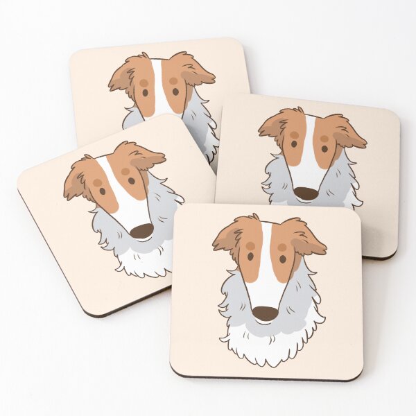Item preview, Cute Borzoi dog face designed and sold by Yaragold.