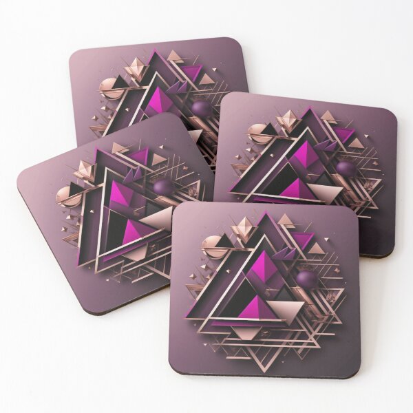 Item preview, Triangle abstract  designed and sold by MonsteroseArt.