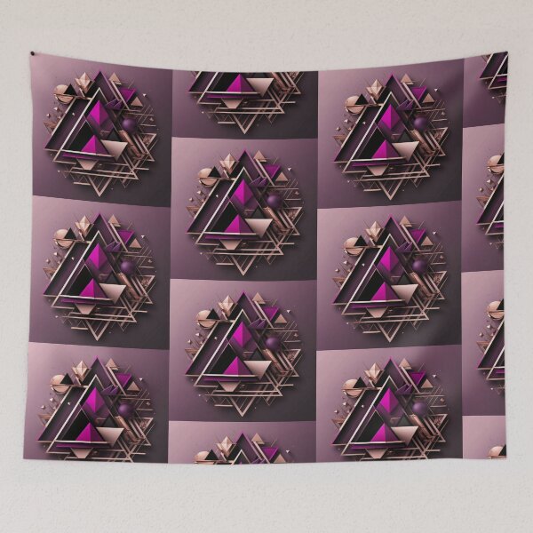 Item preview, Triangle abstract  designed and sold by MonsteroseArt.