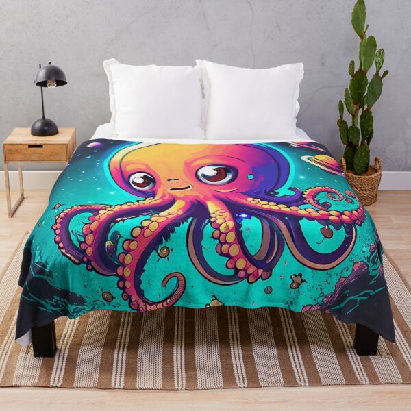 Item preview, Colourful octopus in space designed and sold by MikeSpence.