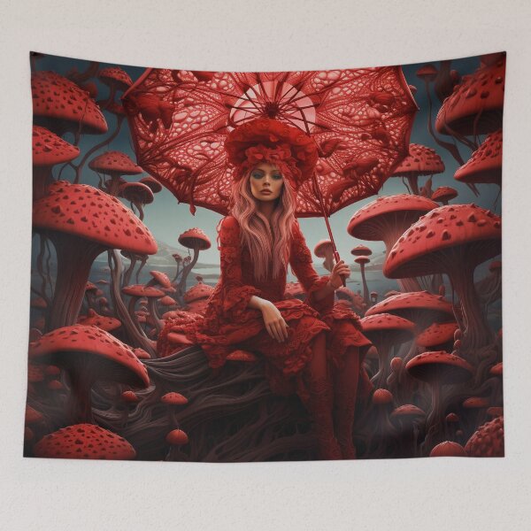 Item preview, Beneath the Red Canopy designed and sold by MilicaTepavac.