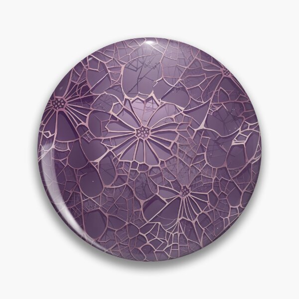 Item preview, Purple Spider Web Patch Design designed and sold by ElLocoMus.