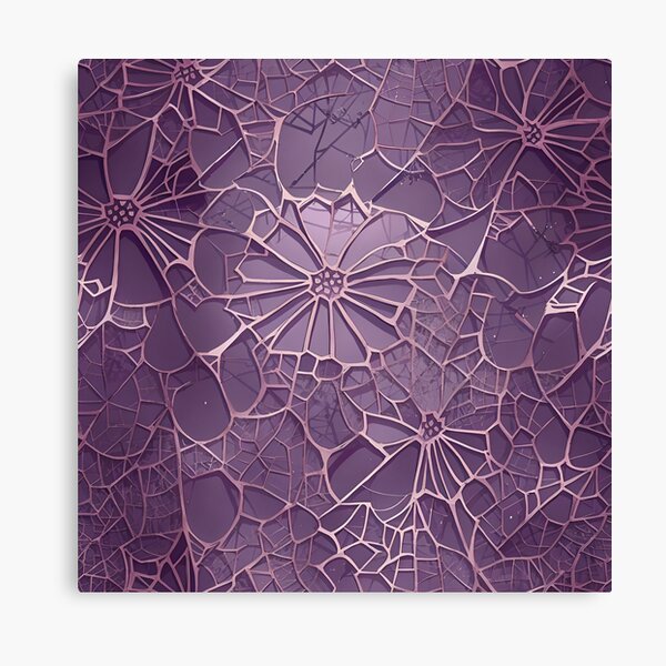 Item preview, Purple Spider Web Patch Design designed and sold by ElLocoMus.