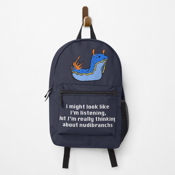 Item preview, Thinking About Nudibranchs (white text) designed and sold by Brydenophyte.
