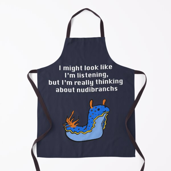 Item preview, Thinking About Nudibranchs (white text) designed and sold by Brydenophyte.