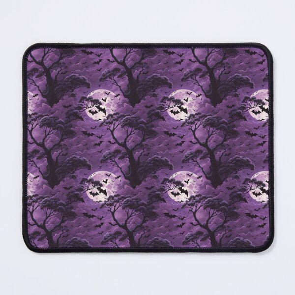 Item preview, Purple Mystical Moonlit Bat Patch Design designed and sold by ElLocoMus.