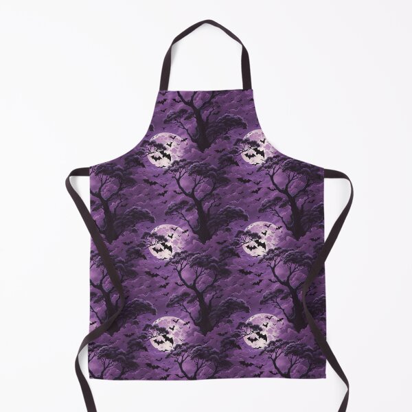 Item preview, Purple Mystical Moonlit Bat Patch Design designed and sold by ElLocoMus.
