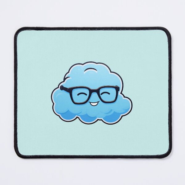 Item preview, Fun cloud wearing glasses designed and sold by vialgames.