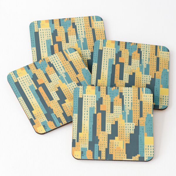 Item preview, Urban life pattern, skyscrapers, cityscapes designed and sold by CoolPixels.