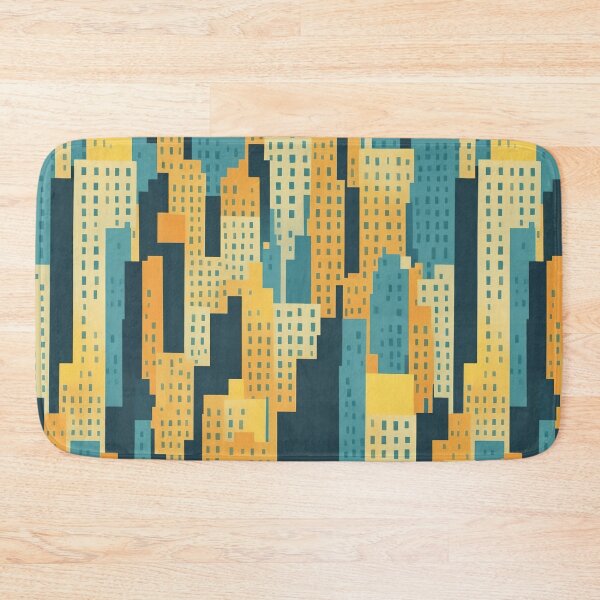 Item preview, Urban life pattern, skyscrapers, cityscapes designed and sold by CoolPixels.