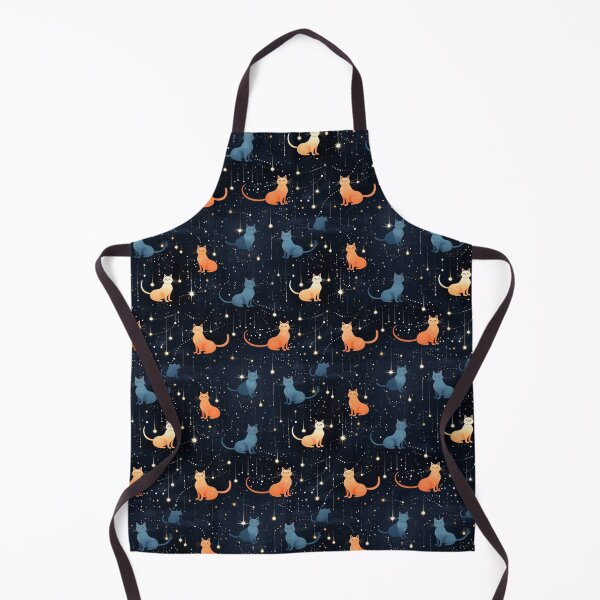 Item preview, Stellar Cats: Feline Silhouettes Amidst the Constellations designed and sold by TheFrenchVegan.